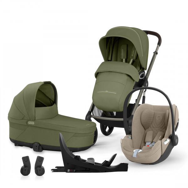 CYBEX Gold Talos S LUX 4in1 - Moss Green / Cozy Beige